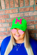 Load image into Gallery viewer, Chenille Trucker Hat (Letters A-E)

